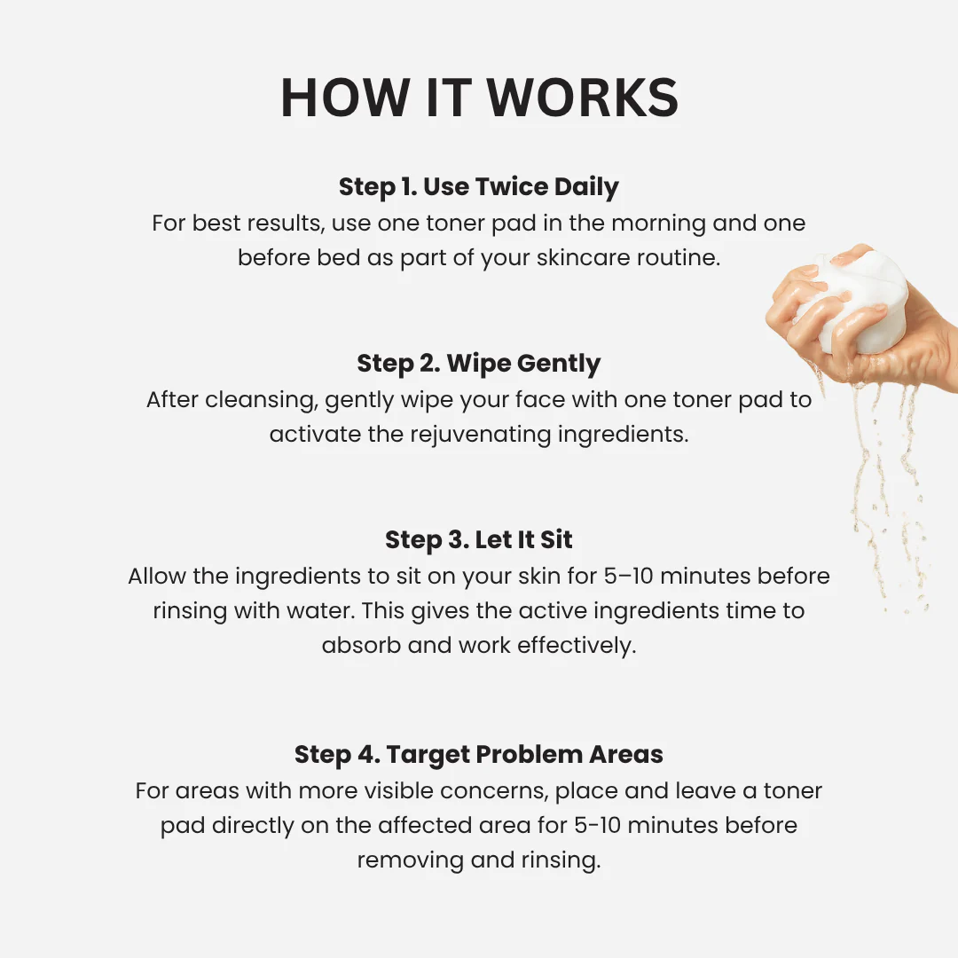 Anti-Aging Korean Toner Pads